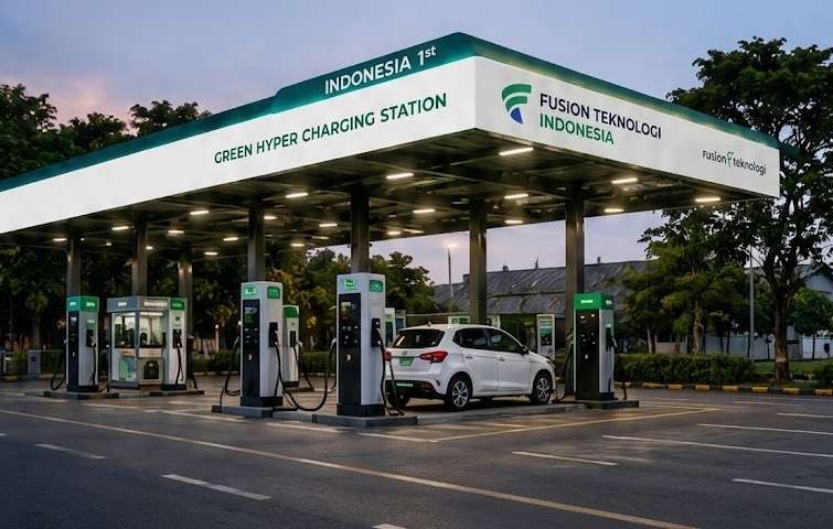 Indonesia 1st Green Hyper Charging Station